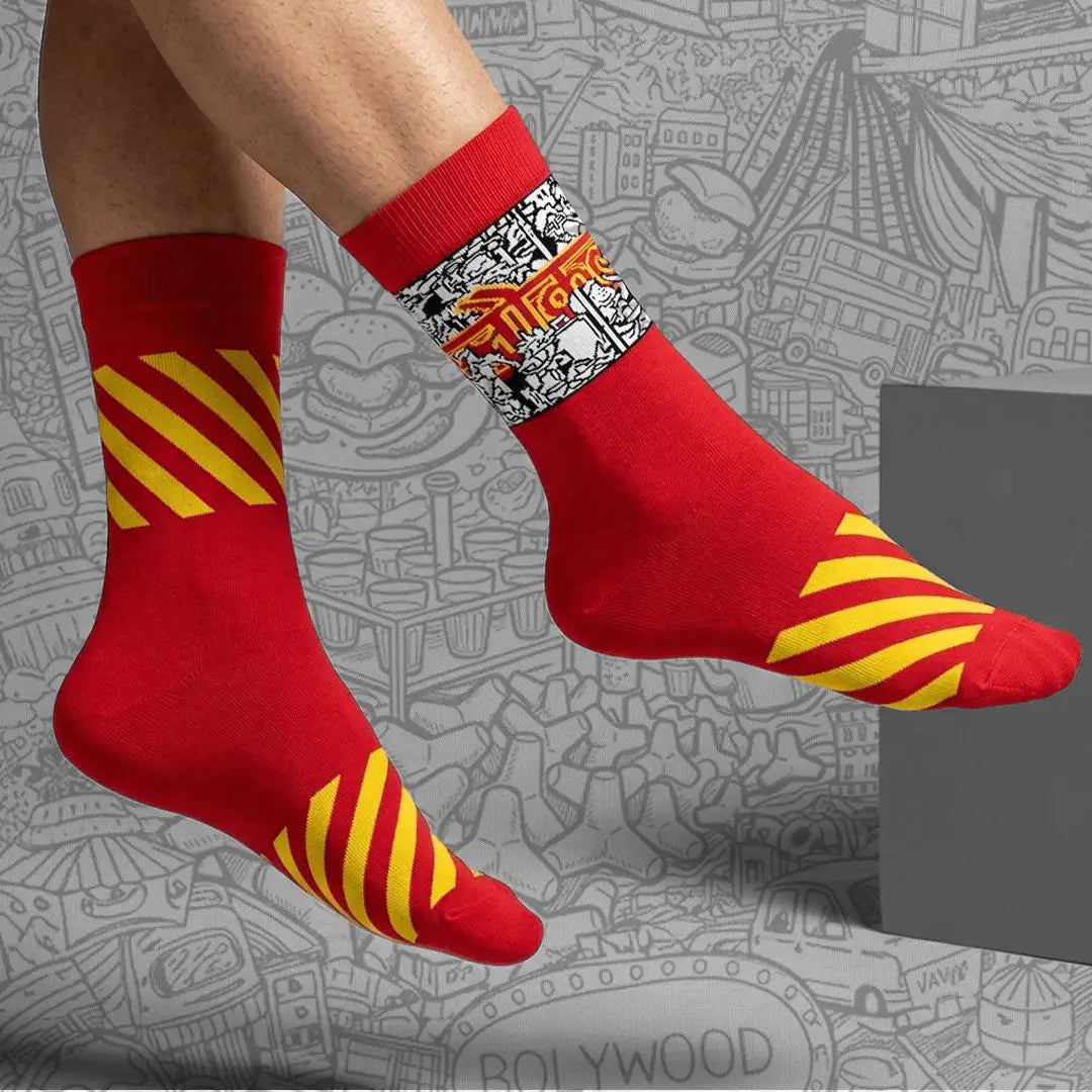 Bomboja Local Edition Full Length Cotton Crew Socks12-Bomboja - Local Edition-