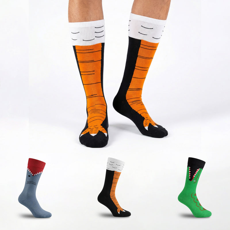 -The Animal Socks (Pack of 3-Pairs)-