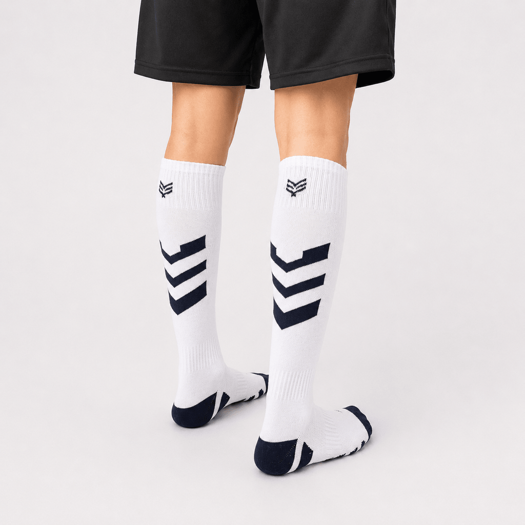 Goal Grabbers Socks - White/Black – Sockscarving®