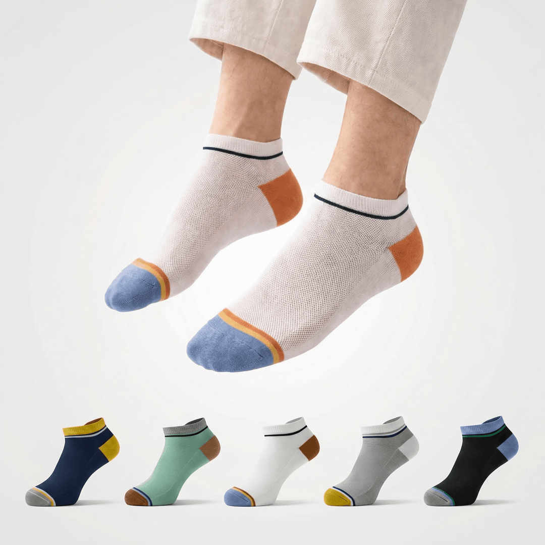 Chrome Edition Low Cut Ankle Cotton Socks-Sockscarving® Chrome Edition Socks-