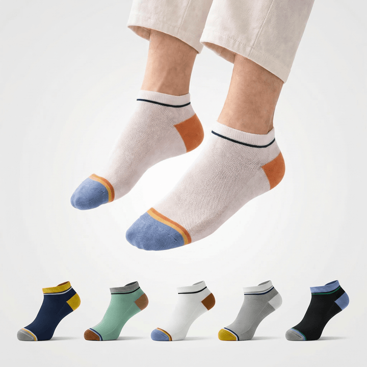 Chrome Edition Low Cut Ankle Cotton Socks-Sockscarving® Chrome Edition Socks-