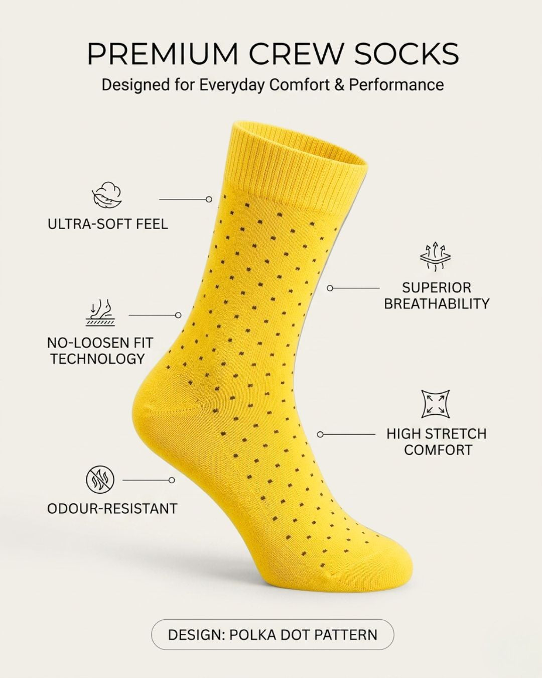 Polka Dot Edition - Yellow/Black dots