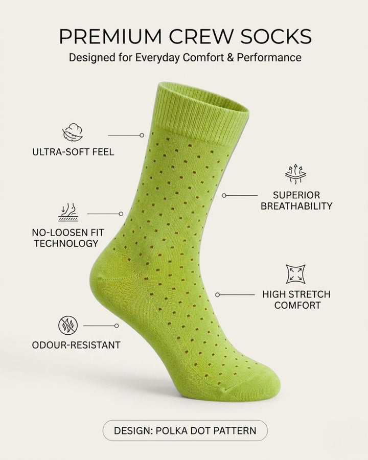 Polka Dot Edition - Green/Brown dots