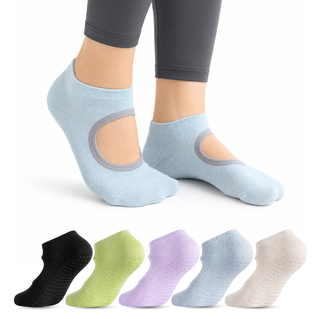 Yoga Socks — Anti-Slip Silicon Sole