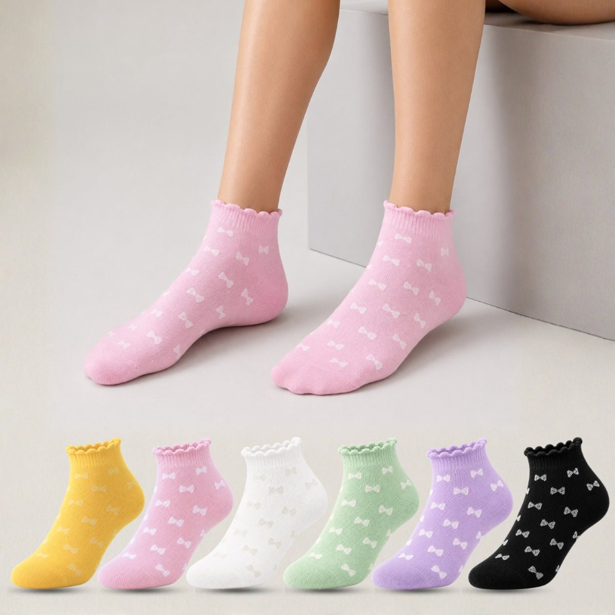 Buy Floral Pastel Socks | Light, Elegant & Comfortable Pair – Sockscarving®