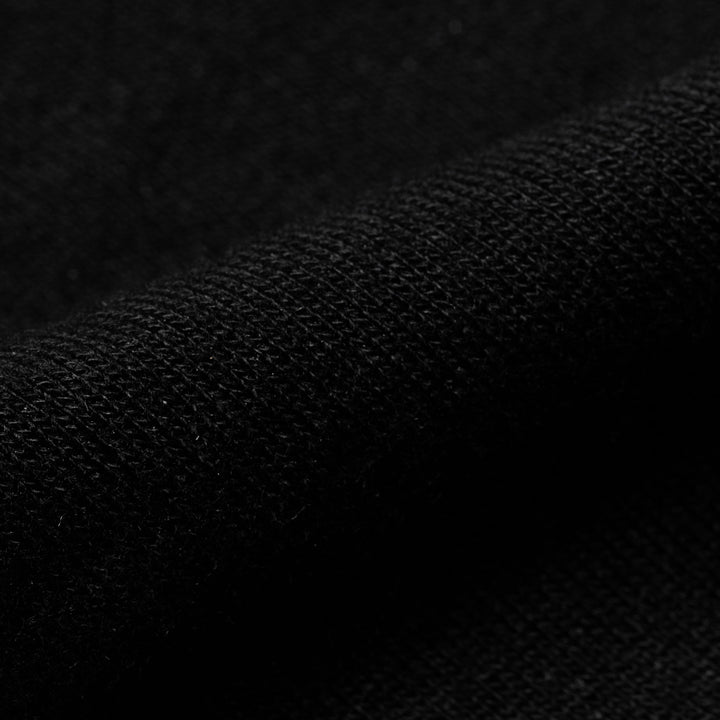 Close-up of black textured fabric-Black Bamboo- Elegance essentials-