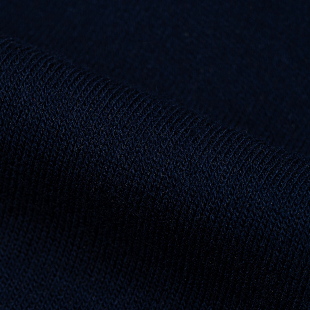 Dark blue textured fabric pattern
