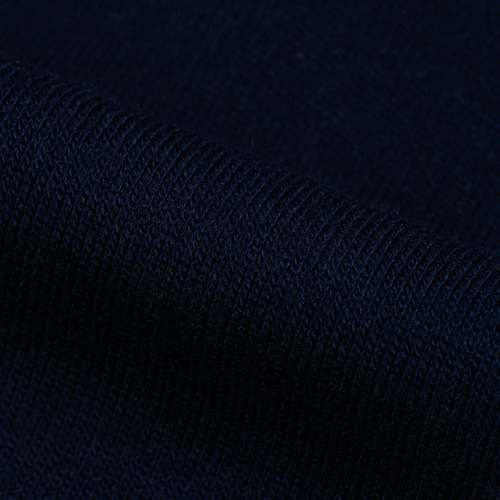 Dark blue textured fabric pattern