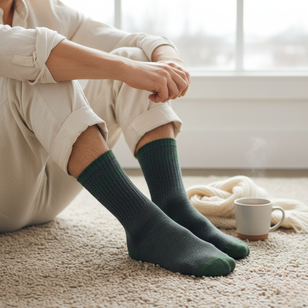 Buy TwoStrip Organic Terry Cotton Socks | Cozy & Breathable Buy TwoStrip Organic Terry Cotton Socks | Cozy & Breathable