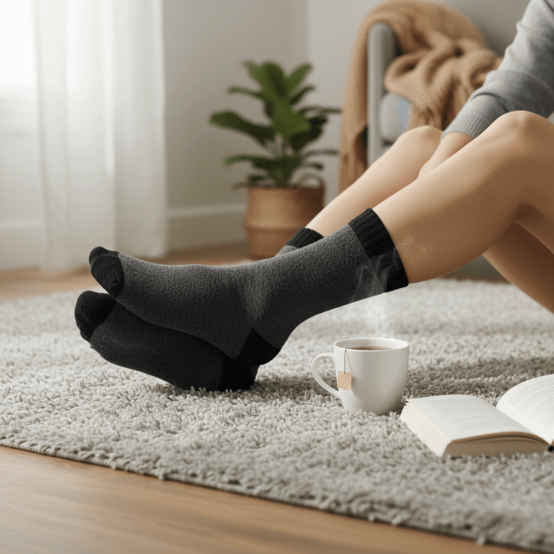 Drumdark Edition Premium Full-Length Cotton Socks-Sockscarving® Full Length Cotton Crew Socks – Drumdark Edition-
