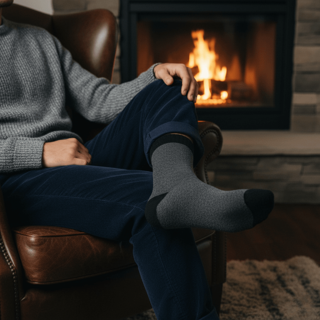 Drumdark Edition Premium Full-Length Cotton Socks-Sockscarving® Full Length Cotton Crew Socks – Drumdark Edition-
