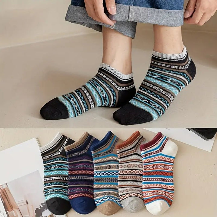 Extra cushion sole no-show socks close-up – padded cotton invisible socks for daily comfort | Sockscarving®-Multicolor No-Show Edition-
