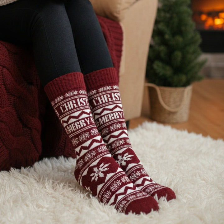 Festive Christmas socks gift pack for men and women 