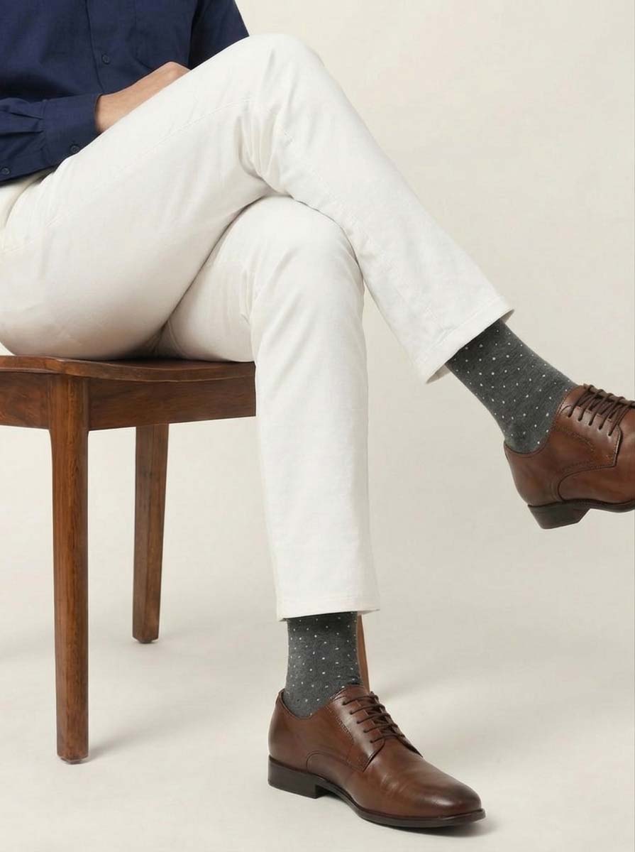 Polka Dot Edition - Dark Grey/White dots