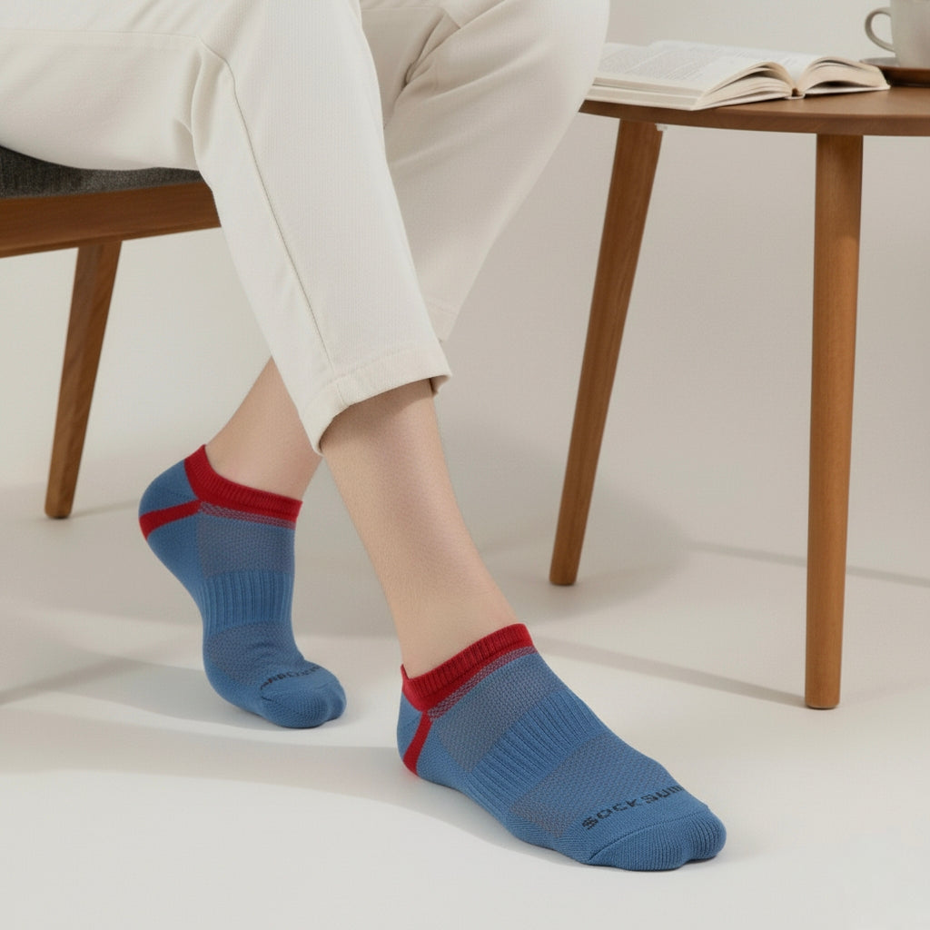 -Echo Socks - Blue-