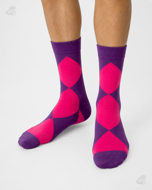 Royal Rhombus Socks