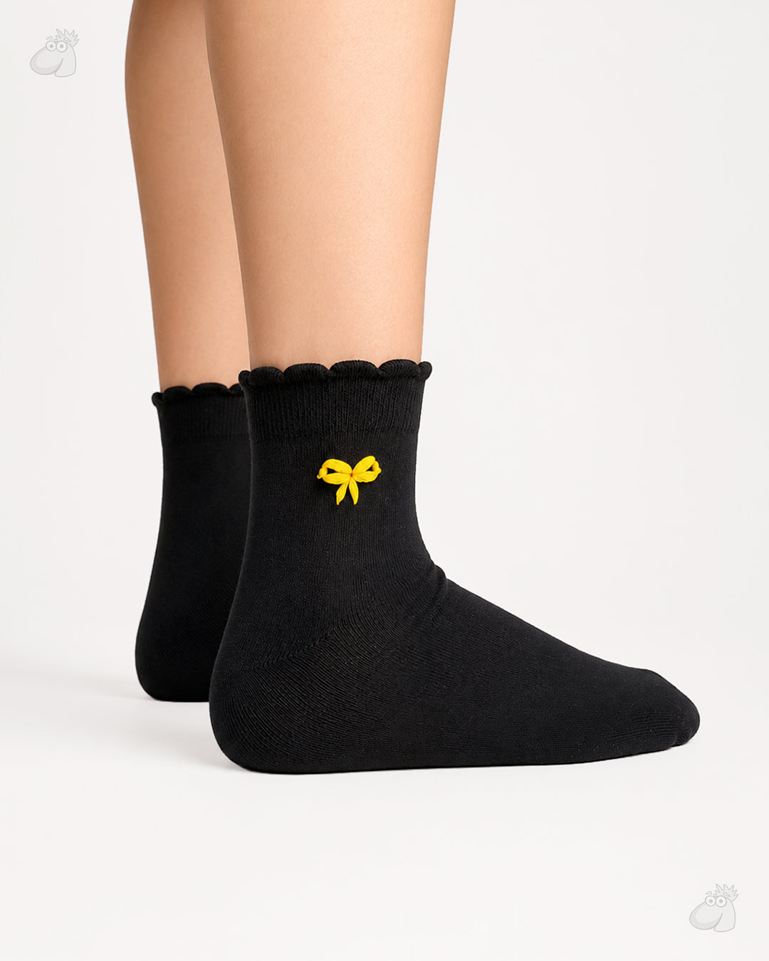 Samarth Collection - Yellow Ribbon, Handcrafted Socks