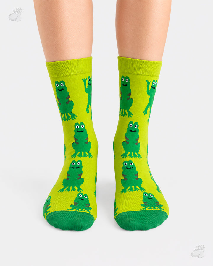 Frog Socks Sockscarving- Chhap Chhap Edition
