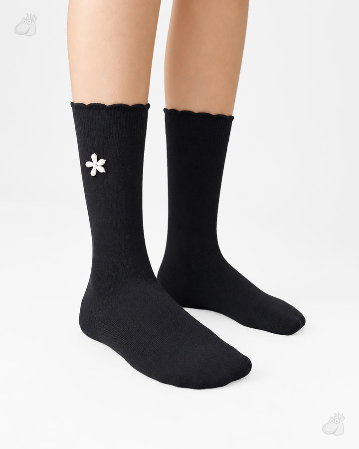 Samarth Collection - Pearl Flower, Handcrafted Socks