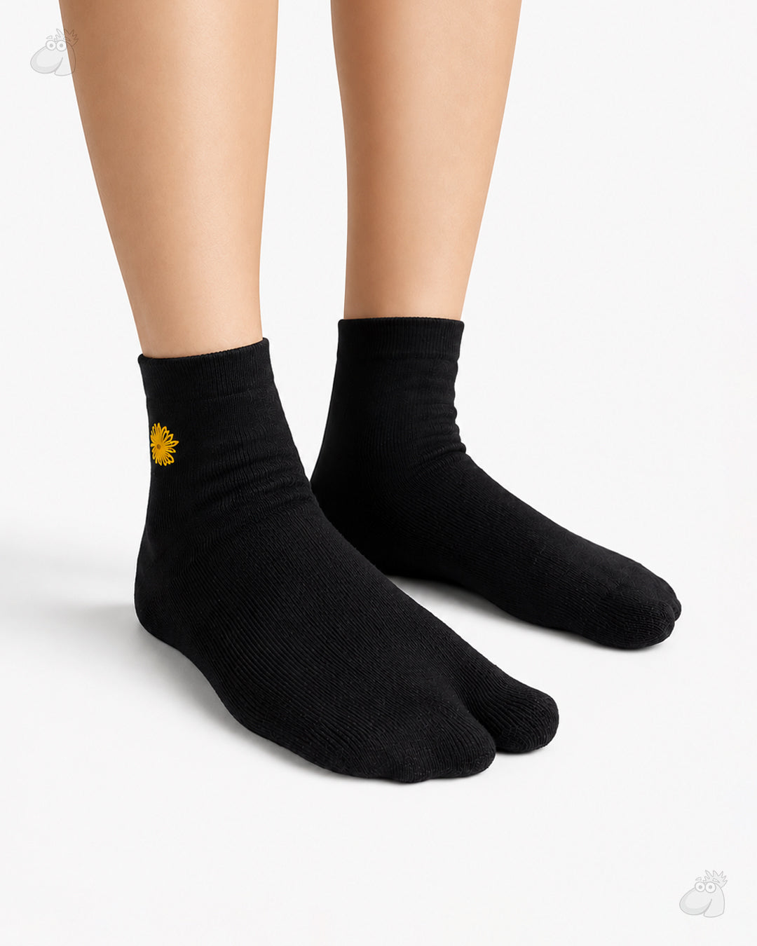 Samarth Collection - Yellow Sunflower, Handcrafted Socks