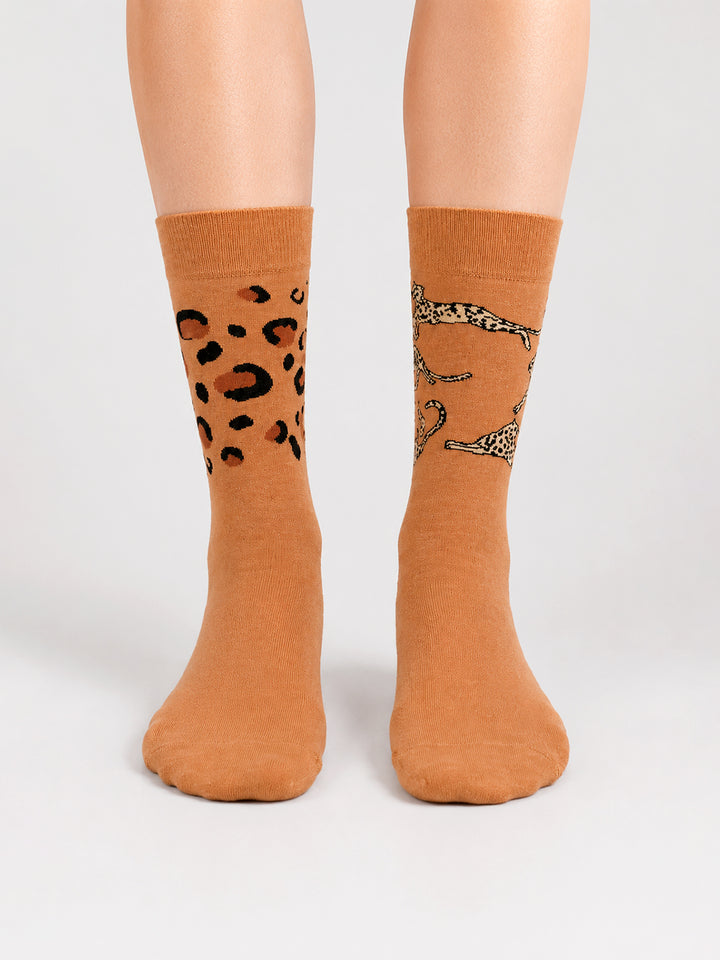 Spots &amp; Sprints Socks- Safari Edition