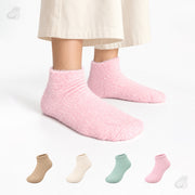 Mild Furry Cozy Cushion Women's ankle Socks