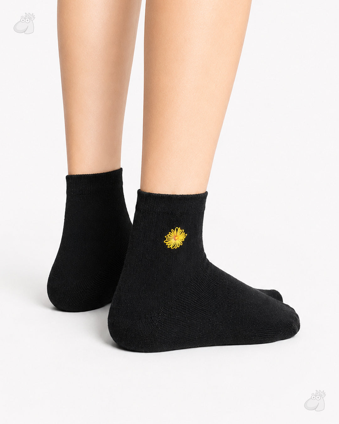 Samarth Collection - Yellow Sunflower, Handcrafted Socks