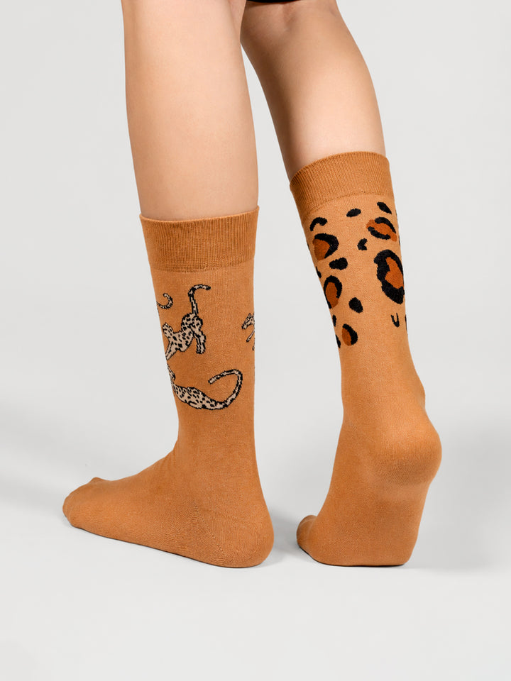 Spots &amp; Sprints Socks- Safari Edition