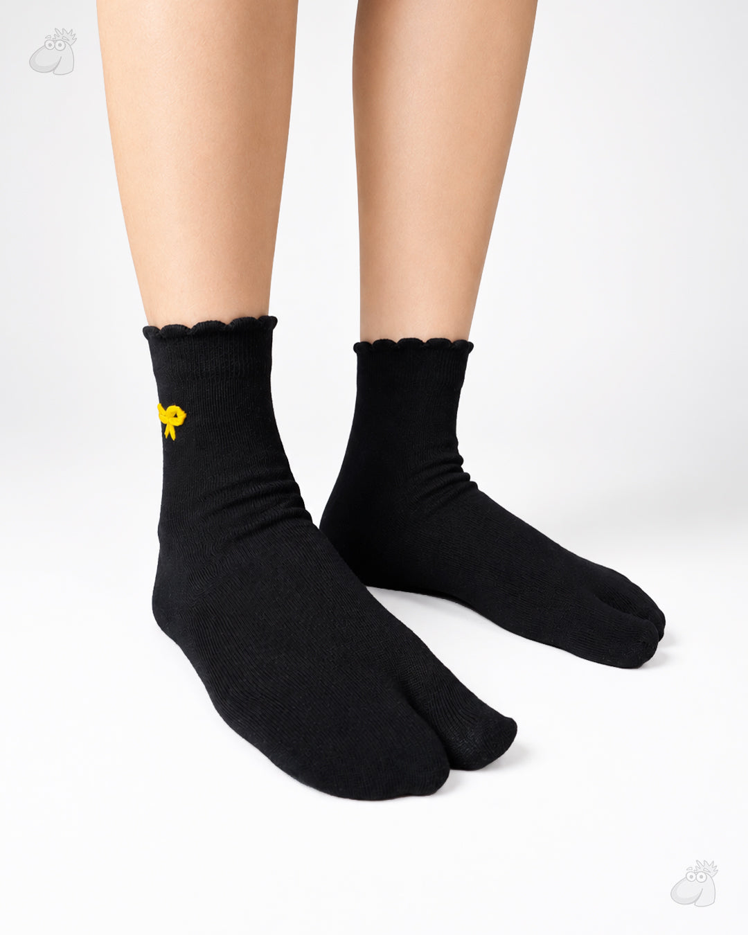 Samarth Collection - Yellow Ribbon, Handcrafted Socks