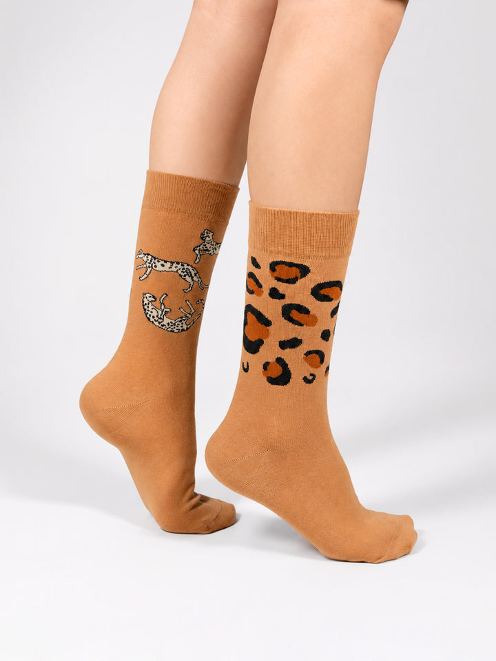 Spots &amp; Sprints Socks- Safari Edition