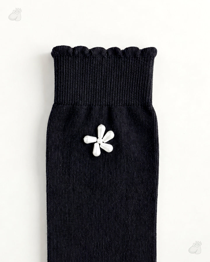 Samarth Collection - Pearl Flower, Handcrafted Socks