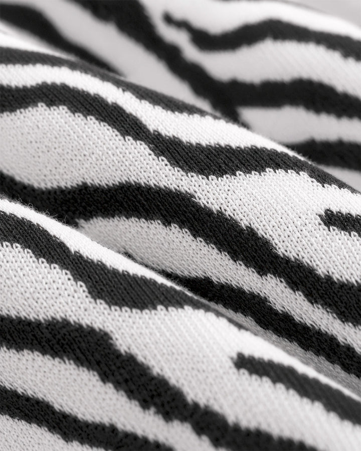 Classic Zebra Socks Ankle Length- Safari Edition