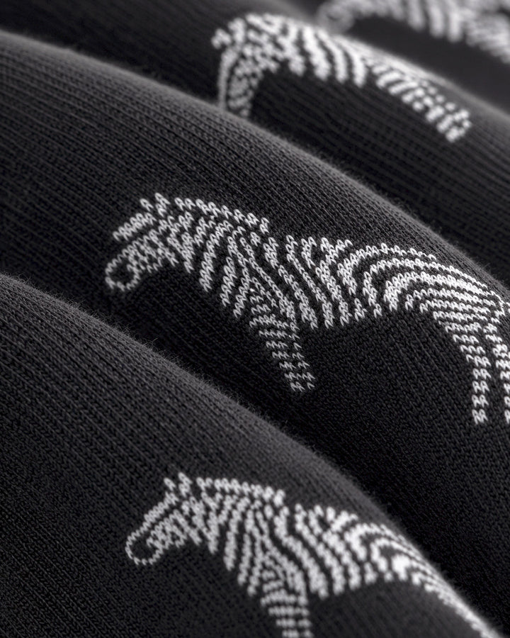 Zebra Socks Ankle Length- Safari Edition