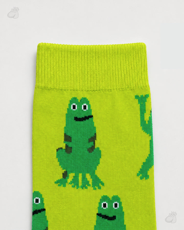 Frog Socks Sockscarving- Chhap Chhap Edition