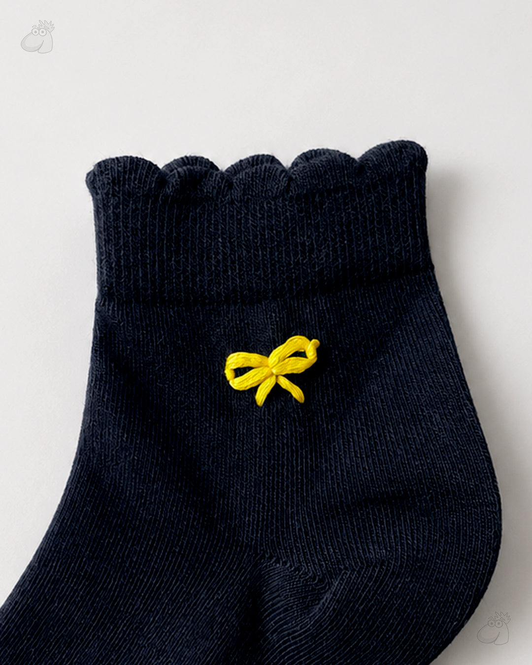 Samarth Collection - Yellow Ribbon, Handcrafted Socks