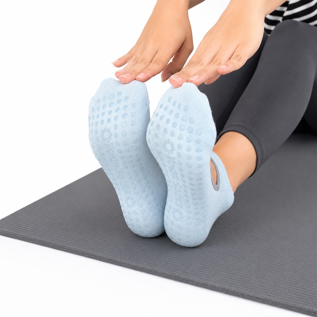 Yoga Socks — Blue