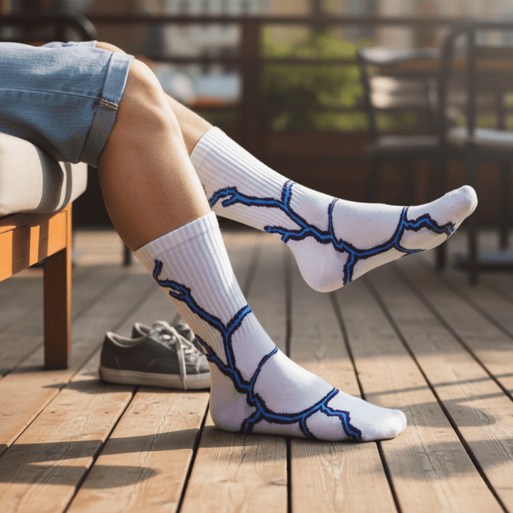 Lightning Edition Bold Crew Socks Pack of 5 – Sockscarving