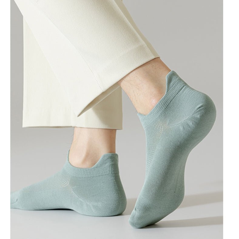 Mellow Comfort Edition ultra-soft no-show low-cut socks unisex – breathable combed cotton daily wear | Sockscarving® -Sockscarving® Mellow Comfort No-Show Edition (Pack of 6 | Unisex)-