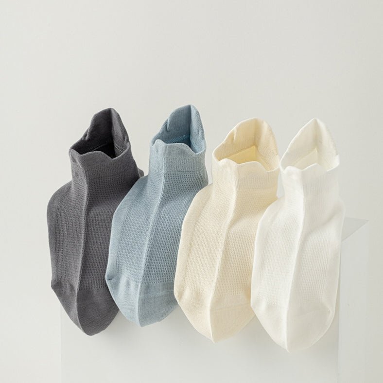 Mellow Comfort Edition ultra-soft no-show low-cut socks unisex – breathable combed cotton daily wear | Sockscarving® -Sockscarving® Mellow Comfort No-Show Edition (Pack of 6 | Unisex)-