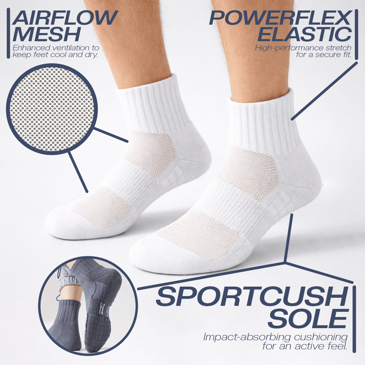 Multicolour Vibrant Edition crew socks – bold cushioned gym training socks with colour-lock design | Sockscarving®