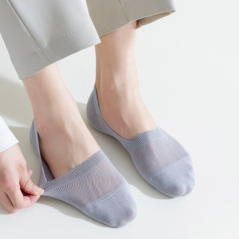 No-Slip Loafer Socks Pack of 8 Invisible Anti-Slip – Sockscarving-No-Slip Noshow Edition-