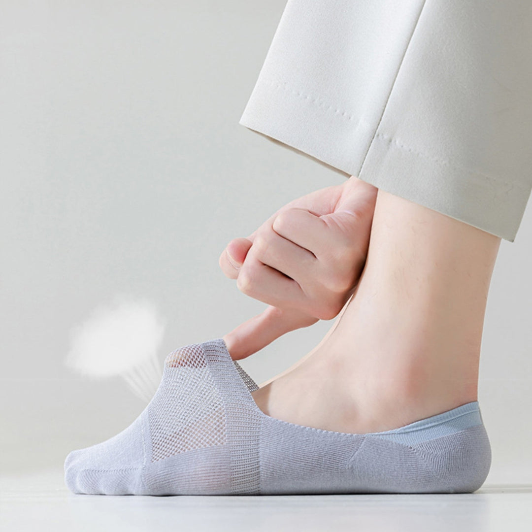 No-Slip Loafer Socks Pack of 8 Invisible Anti-Slip – Sockscarving-No-Slip Noshow Edition-