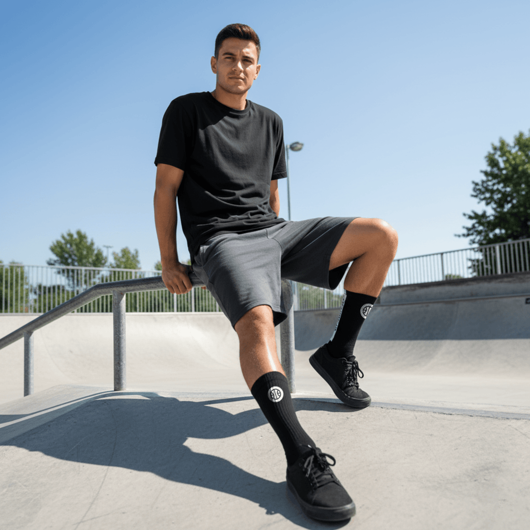 Sockscarving Zone-Up Edition orange full-length sports socks for men and women

