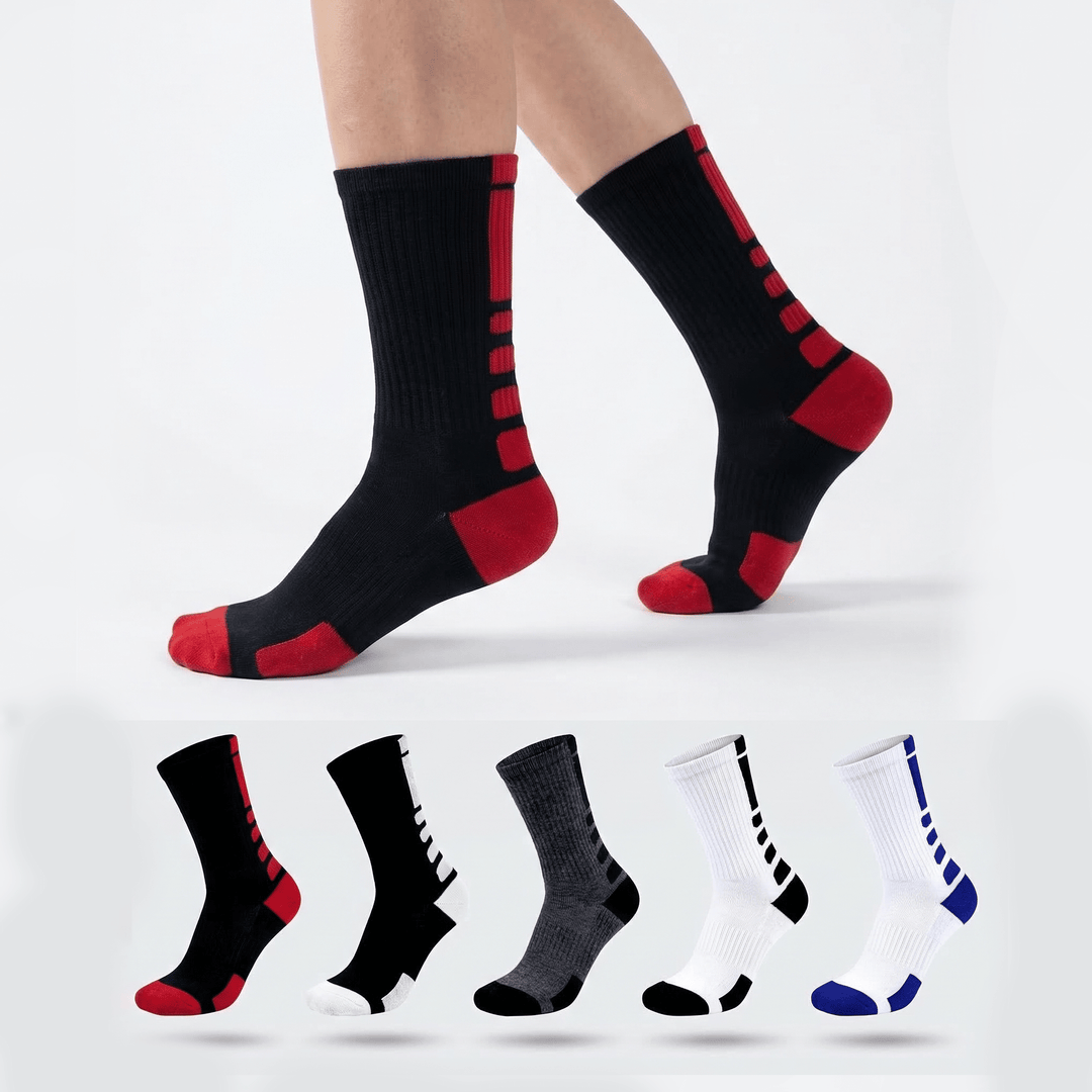 Performance Booster Sports Edition crew socks pack – full-length gym and sports socks for men and women | Sockscarving®-Performance Booster Sports Edition-