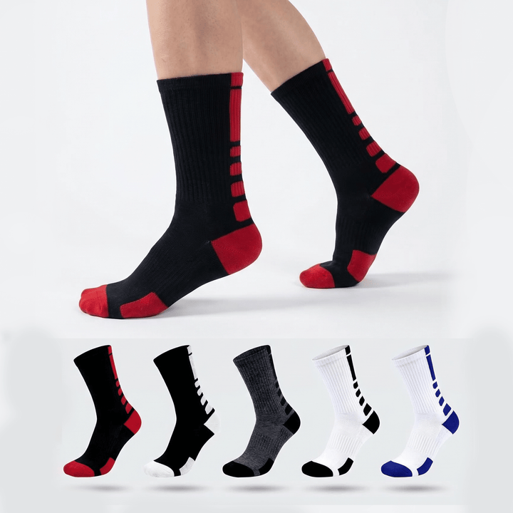 Performance Booster Sports Edition crew socks pack – full-length gym and sports socks for men and women | Sockscarving®