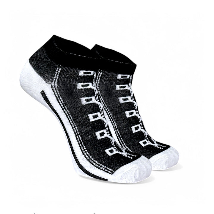 BLACK- URBAN SHOE EDITION ANKLE LENGTH SOCKS