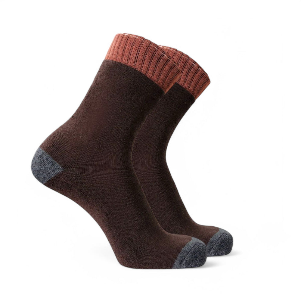 -BROWN/GREY- DRUMDARK EDITION- ORGANIC TERRY COTTON-