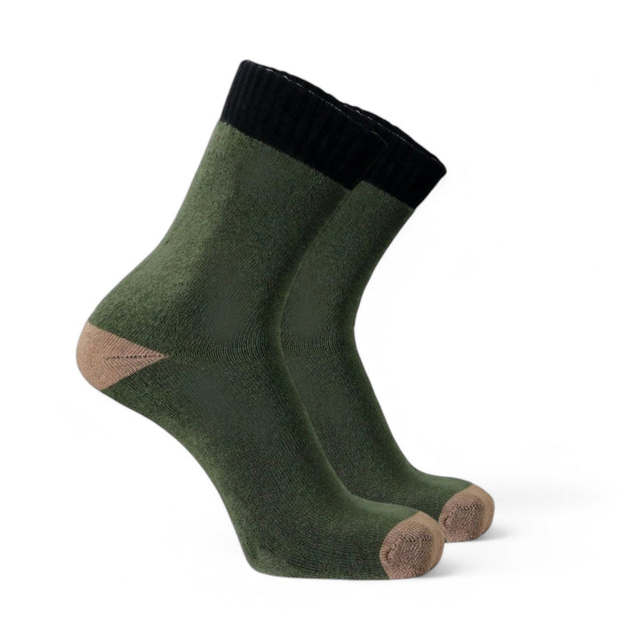 -GREEN/BROWN- DRUMDARK EDITION- ORGANIC TERRY COTTON-