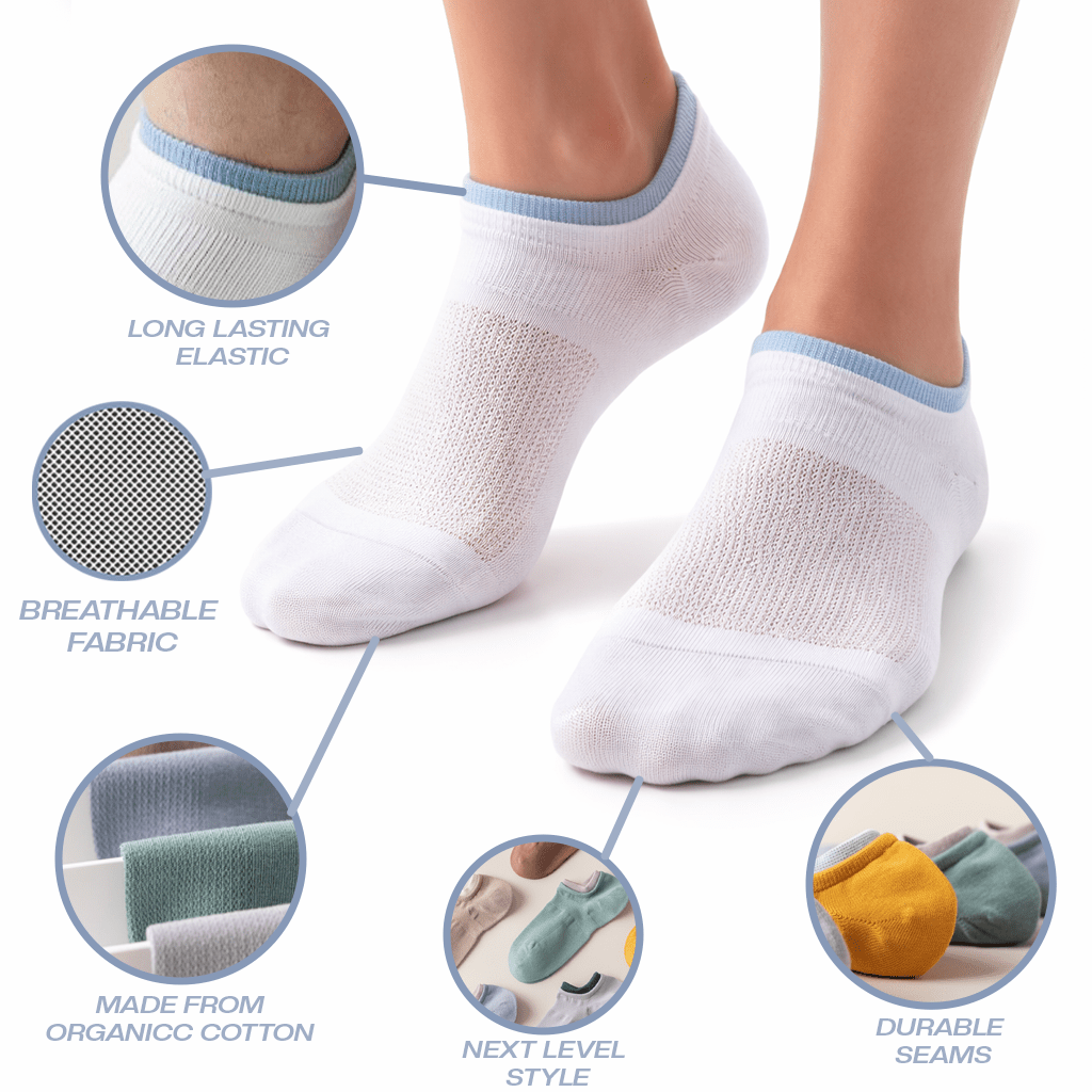 Sockscarving® Addy Edition – best no-show socks for men and women India, invisible fit with double elastic grip