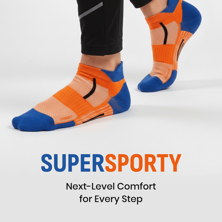 Super Sporty Edition Cushioned Ankle Sports Socks Pack – Sockscarving